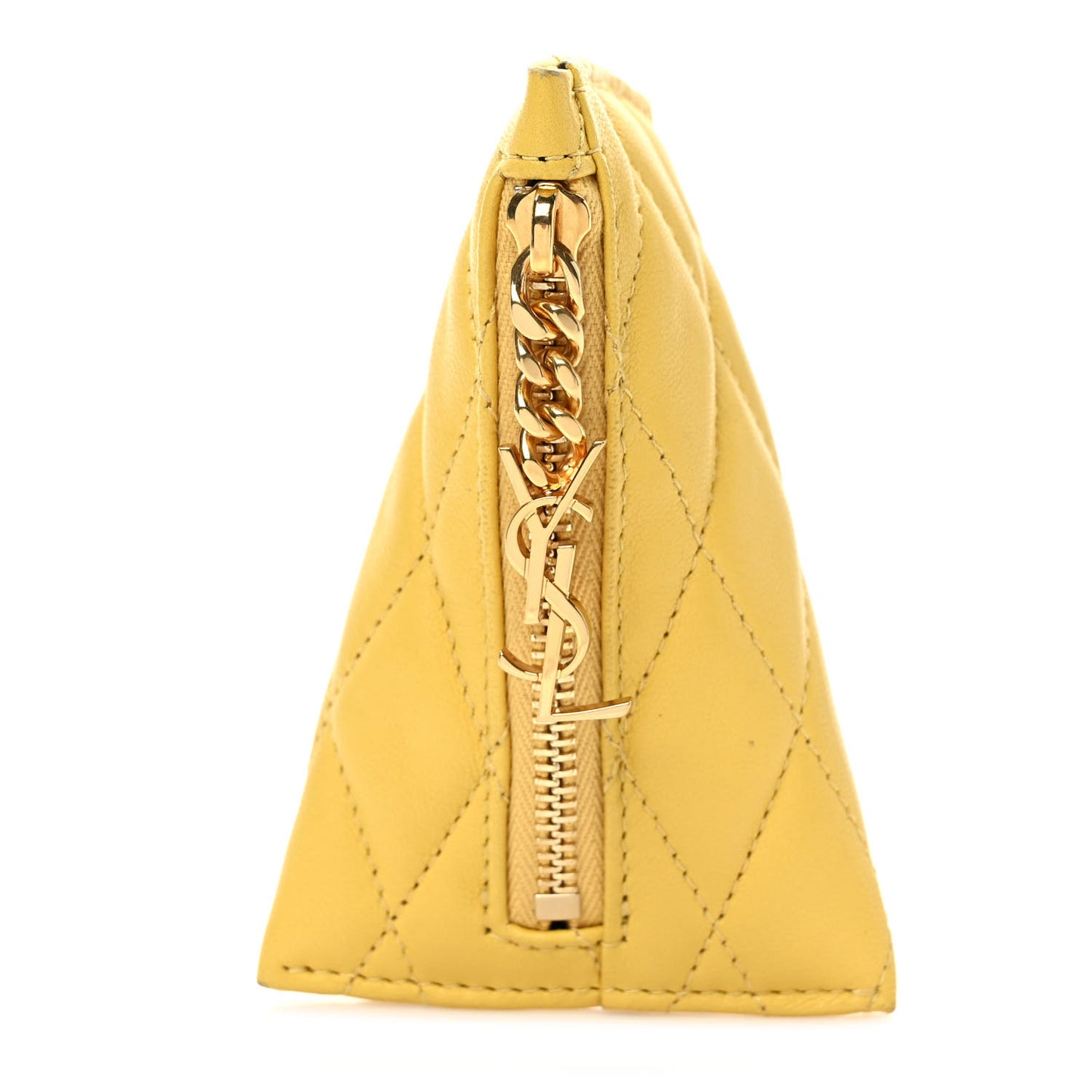 Quilted Lambskin Berlingo Bag Charm Sunflower