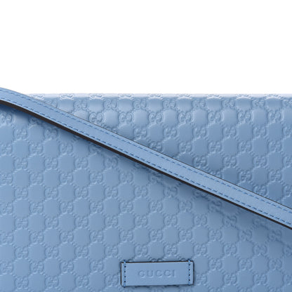 Gucci Microguccissima Crossbody Wallet Mineral Blue 9 of 10