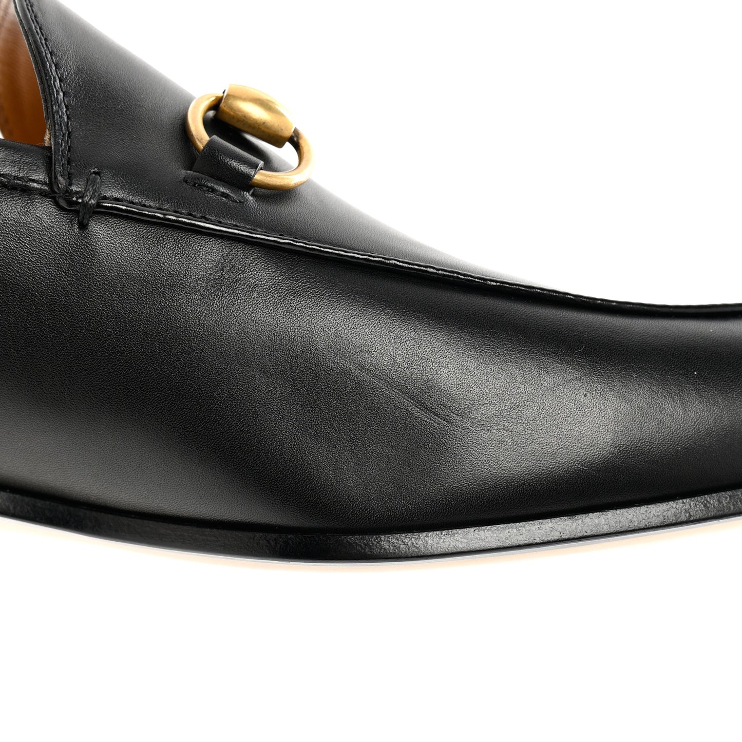 Calfskin Horsebit Mens Jordaan Loafers 10.5 Black