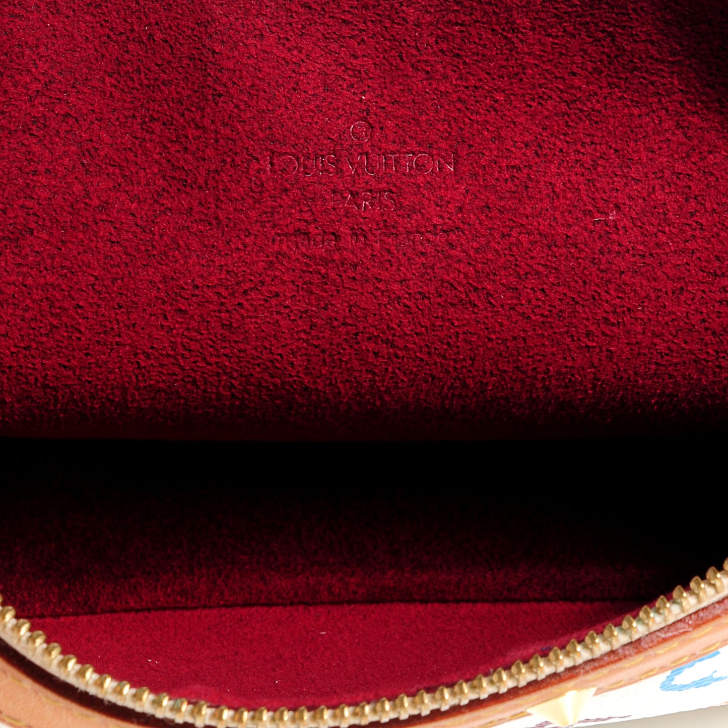 Monogram Multicolor Pochette Accessories White