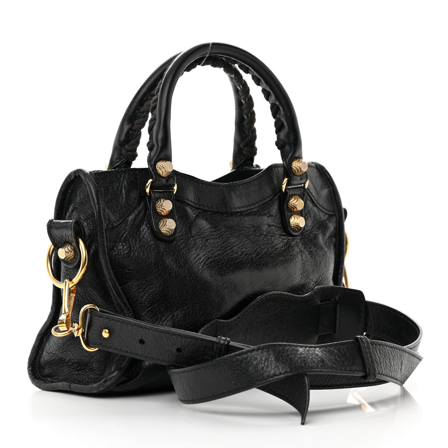 Agneau Giant 12 Gold Hardware Mini City Black