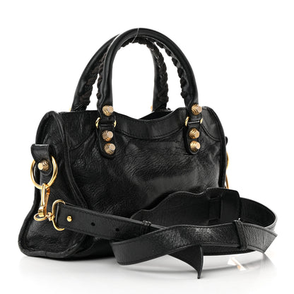 Balenciaga Agneau Giant 12 Gold Hardware Mini City Black 3 of 20