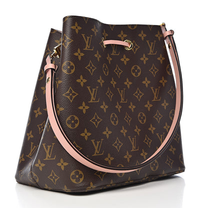 Louis Vuitton Monogram Neonoe MM Rose Poudre 3 of 12