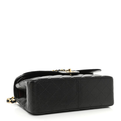 Chanel Caviar Quilted Jumbo Double Flap Black 4 of 10