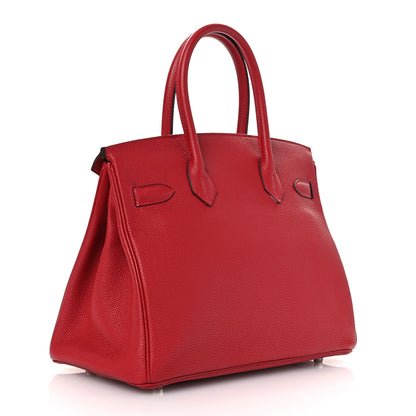 Hermes Togo Birkin 30 Rouge Vif 3 of 14