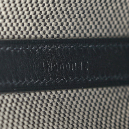 Hermes Swift H Canvas Cabas H En Biais 27 Black Ecru 7 of 9