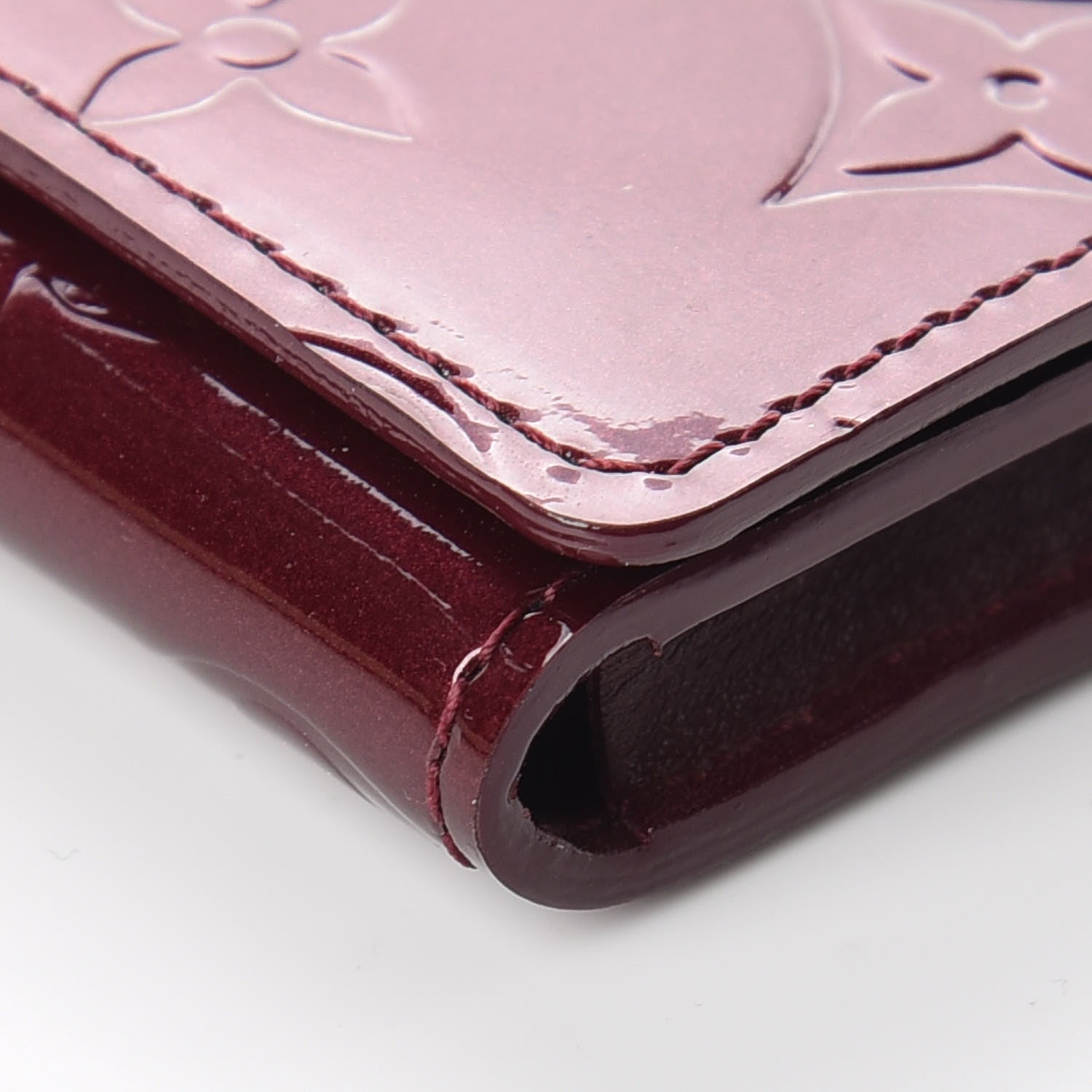 Louis Vuitton Vernis Business Card Holder Rouge Fauviste 6 of 9