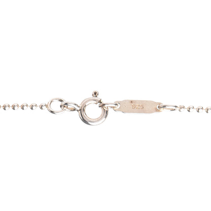 Tiffany Sterling Silver Oval Key Pendant Necklace 7 of 7