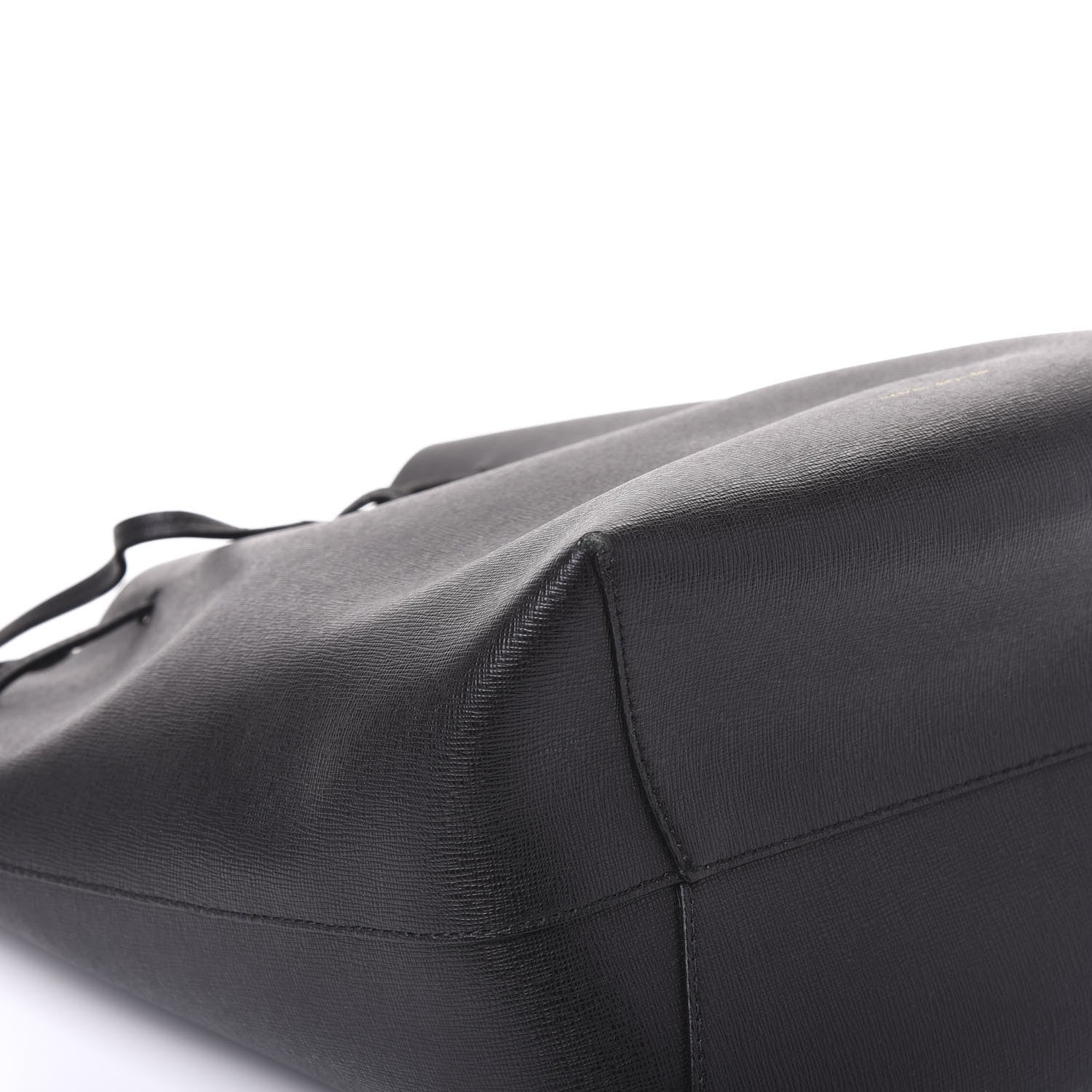 Mansur Gavriel Saffiano Bucket Bag Black Flamma 5 of 11