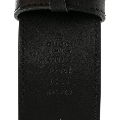 Gucci Calfskin Double G 40mm Belt 85 34 Black 5 of 7