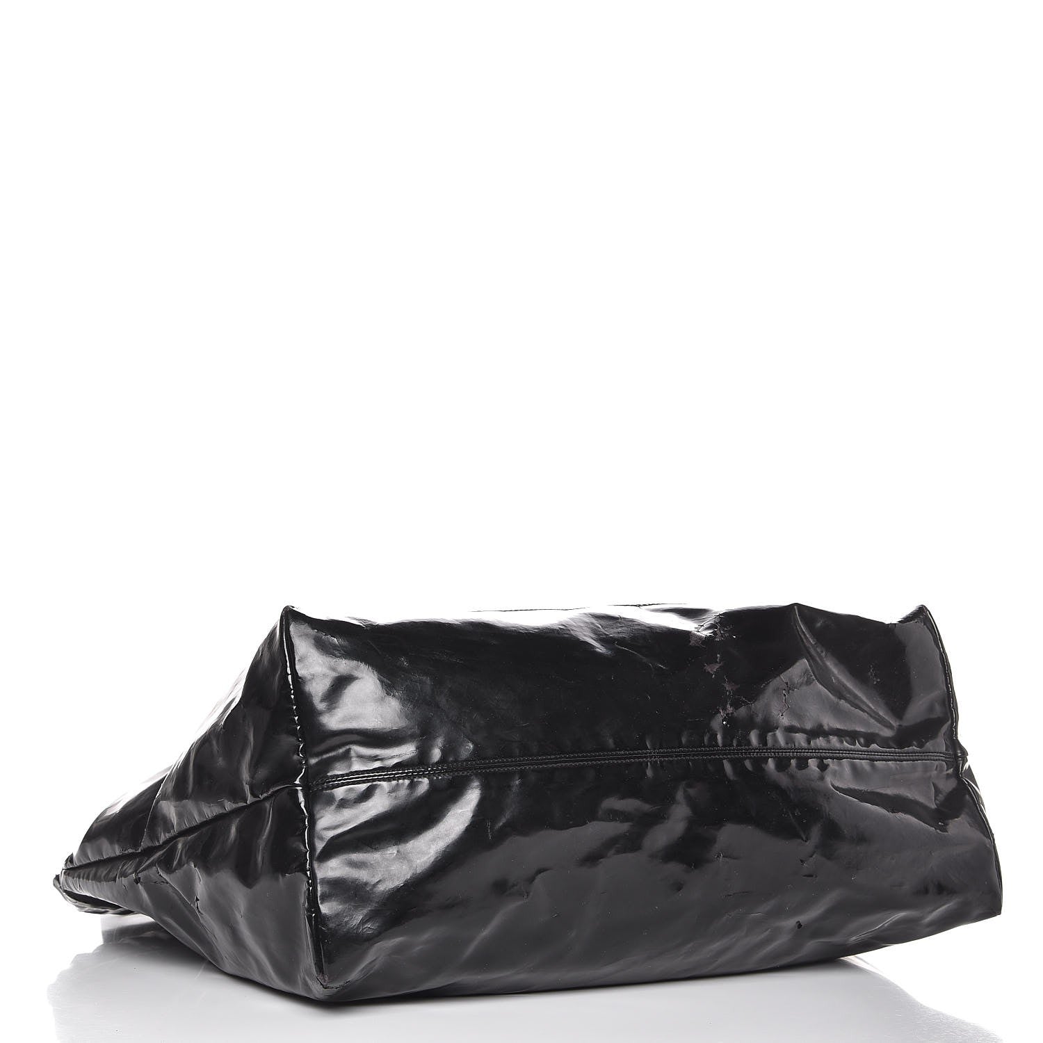 Chanel Vinyl XL Coco Cabas Black 5 of 18
