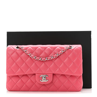 Chanel Lambskin Quilted Medium Double Flap Pink 11 of 11