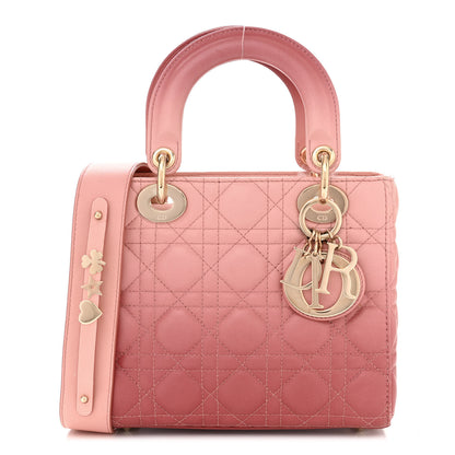 Christian Dior Lambskin Cannage Gradient Small My ABCDior Lady Dior Pink 1 of 11
