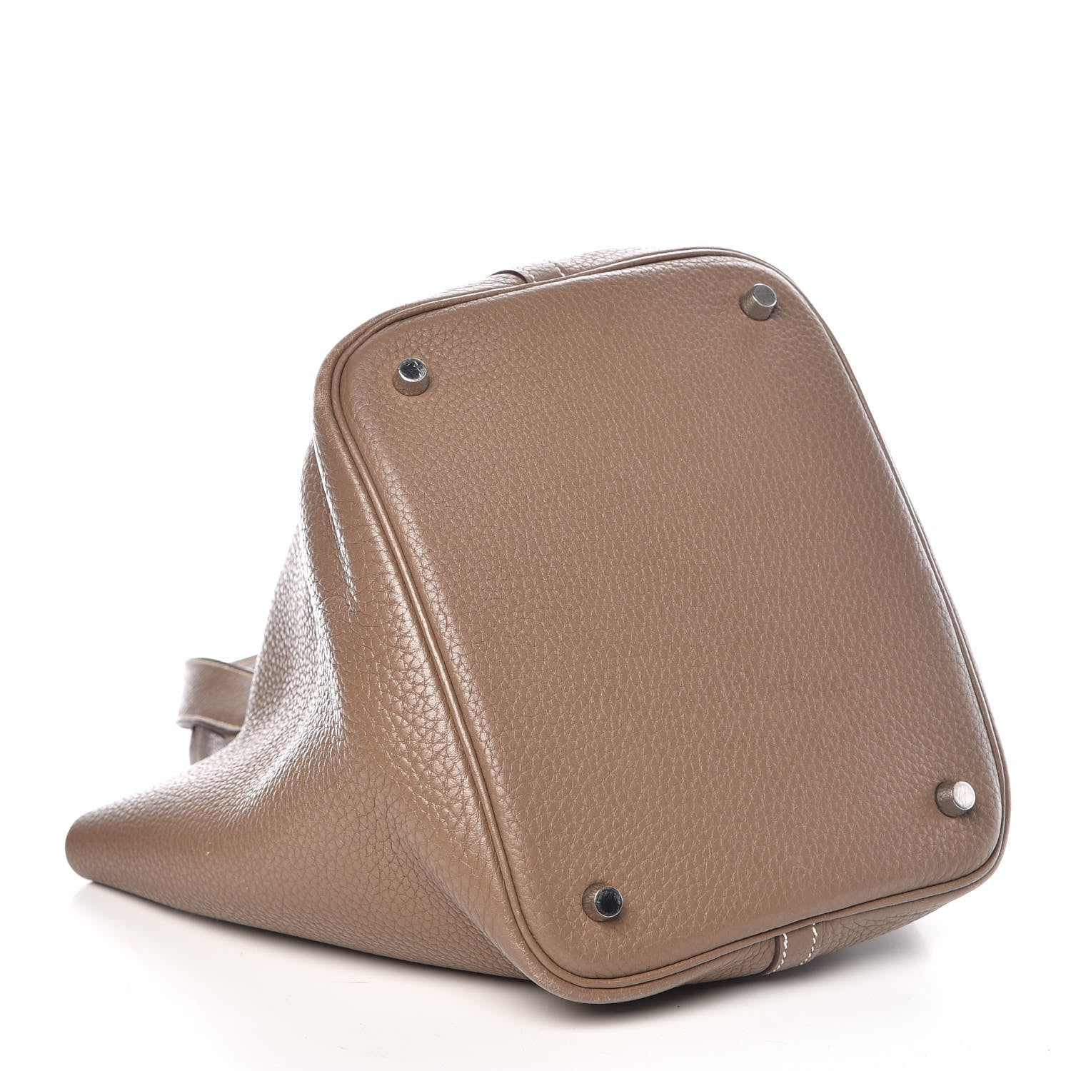 Hermes Taurillon Clemence Picotin Lock 22 MM Etoupe 4 of 12