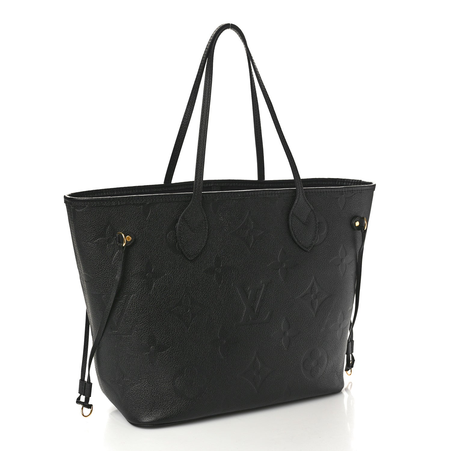Louis Vuitton Empreinte Monogram Giant Neverfull MM Black 3 of 10
