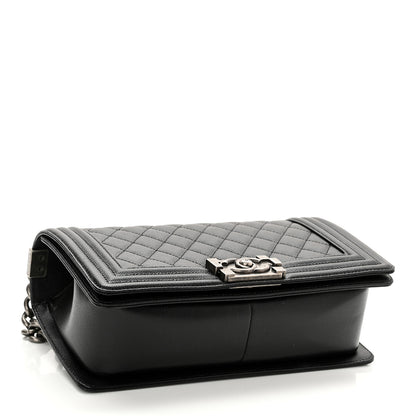 Chanel Caviar Quilted Medium Boy Flap Black 4 of 12