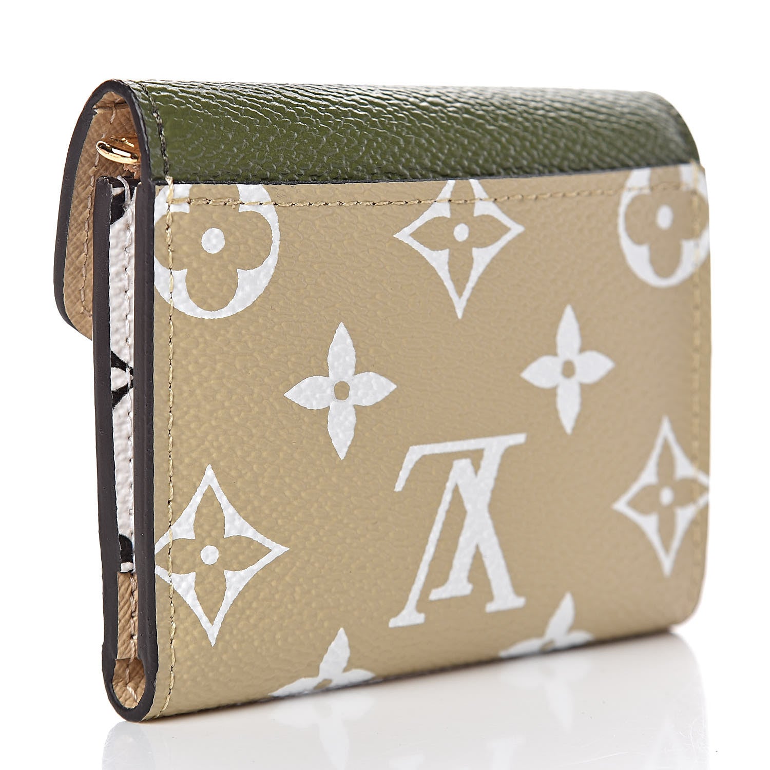 Louis Vuitton Monogram Giant Zoe Wallet Kaki 3 of 8