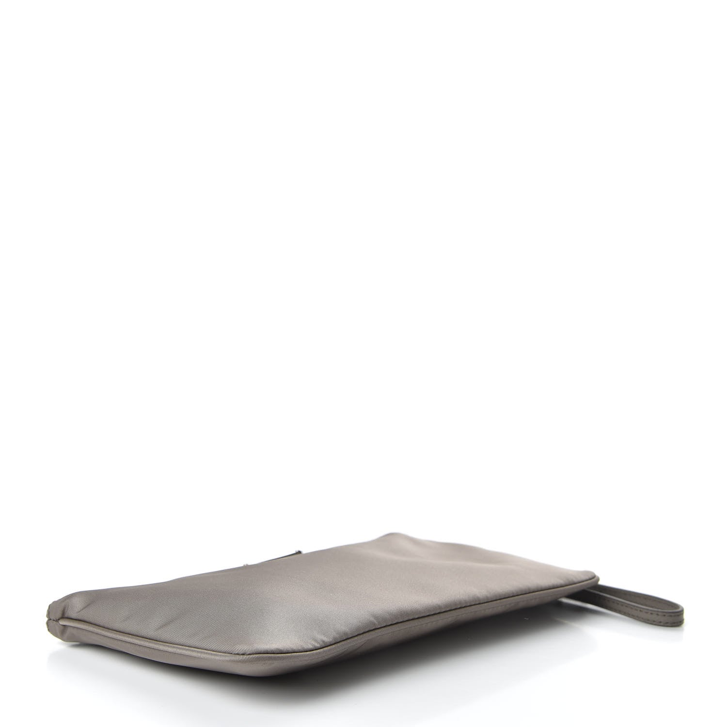 Prada Tessuto Nylon Saffiano Wristlet Argilla 4 of 7