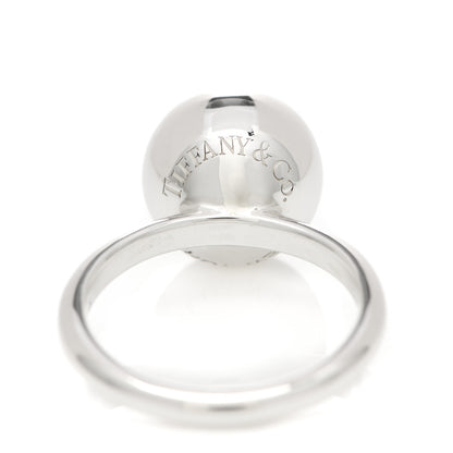 Tiffany Sterling Silver 12mm HardWear Ball Ring 53 6.5 5 of 6