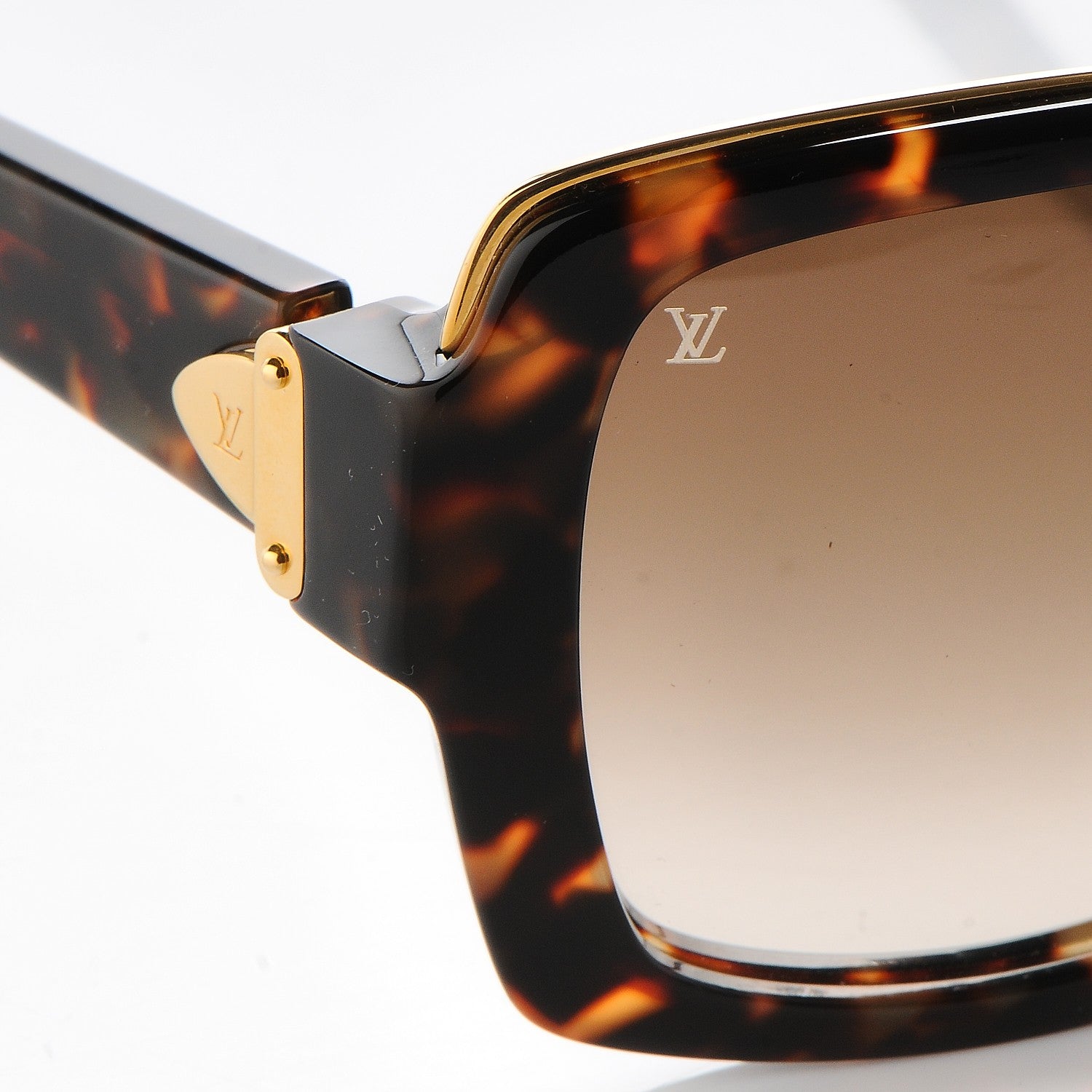 Louis Vuitton Soupcon Carre Sunglasses Z0483W Dark Tortoise 7 of 8