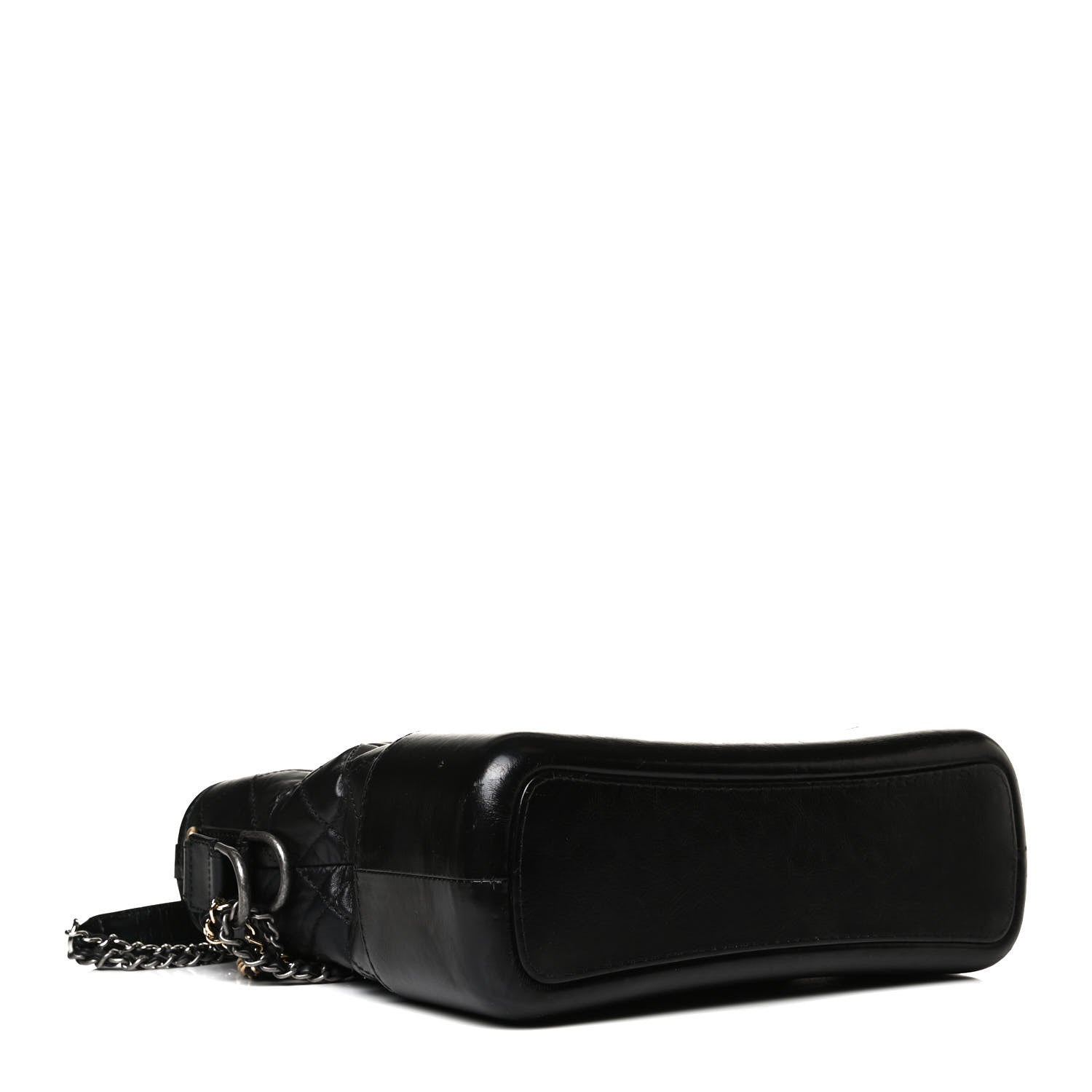 Chanel Aged Calfskin Quilted Medium Gabrielle Hobo Black 4 of 16