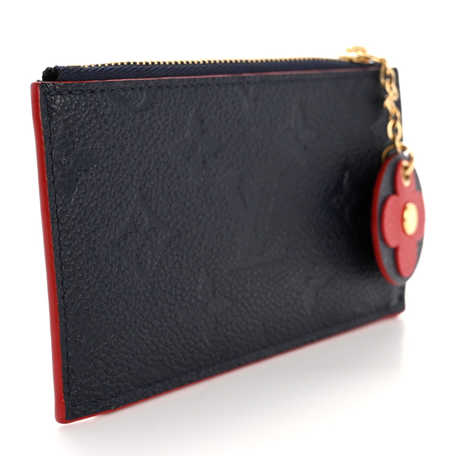 Louis Vuitton Empreinte Blooming Flowers Zipped Card Holder Marine Rouge 3 of 7