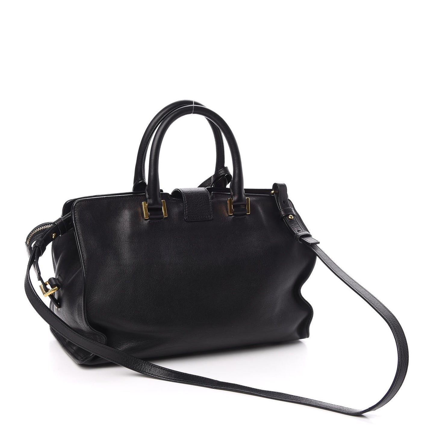 Calfskin Small Classic Y Cabas Navy Blue
