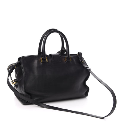 Saint Laurent Calfskin Small Classic Y Cabas Navy Blue 3 of 15