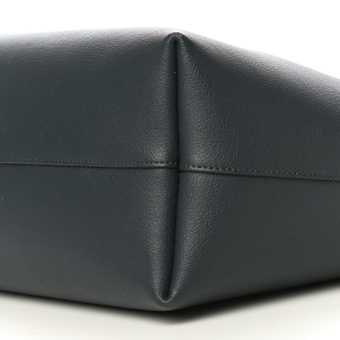 Calfskin Large Shopping Tote Dark Grey