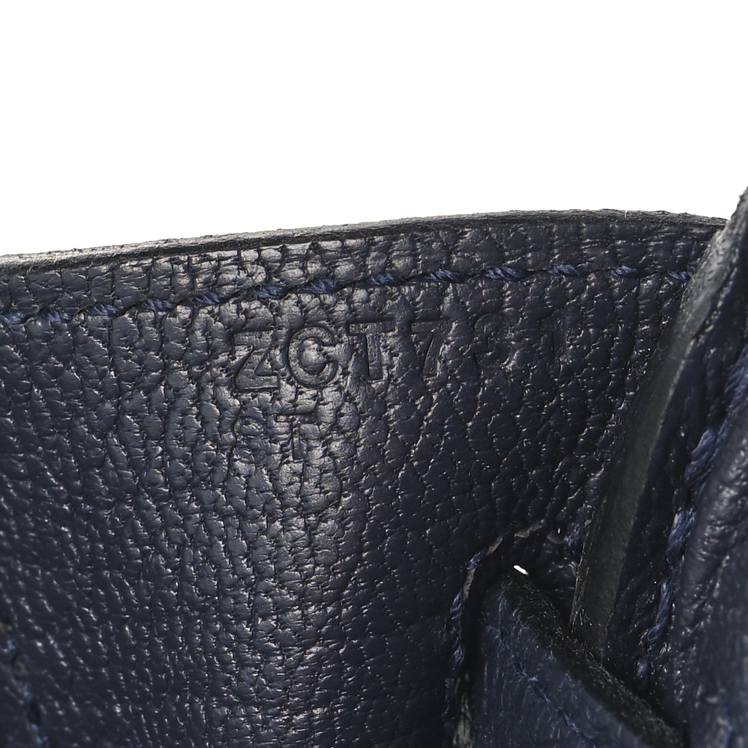 Hermes Togo Birkin 25 Bleu Nuit 7 of 12