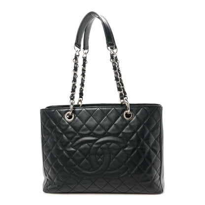 Chanel Caviar Quilted Grand Shopping Tote GST Black 1 of 10