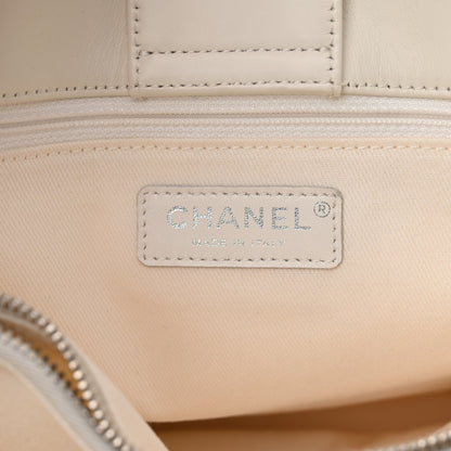 Chanel Calfskin Perforated Up In The Air Tote White 5 of 9