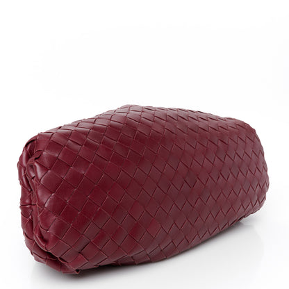 Bottega Veneta Nappa Maxi Intrecciato The Pouch Oversized Clutch Bordeaux 4 of 10
