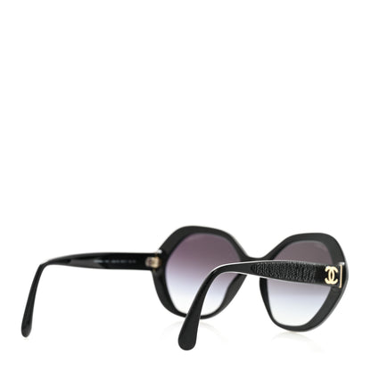 Chanel Acetate Sequin Round Sunglasses 5451-A Black 4 of 10