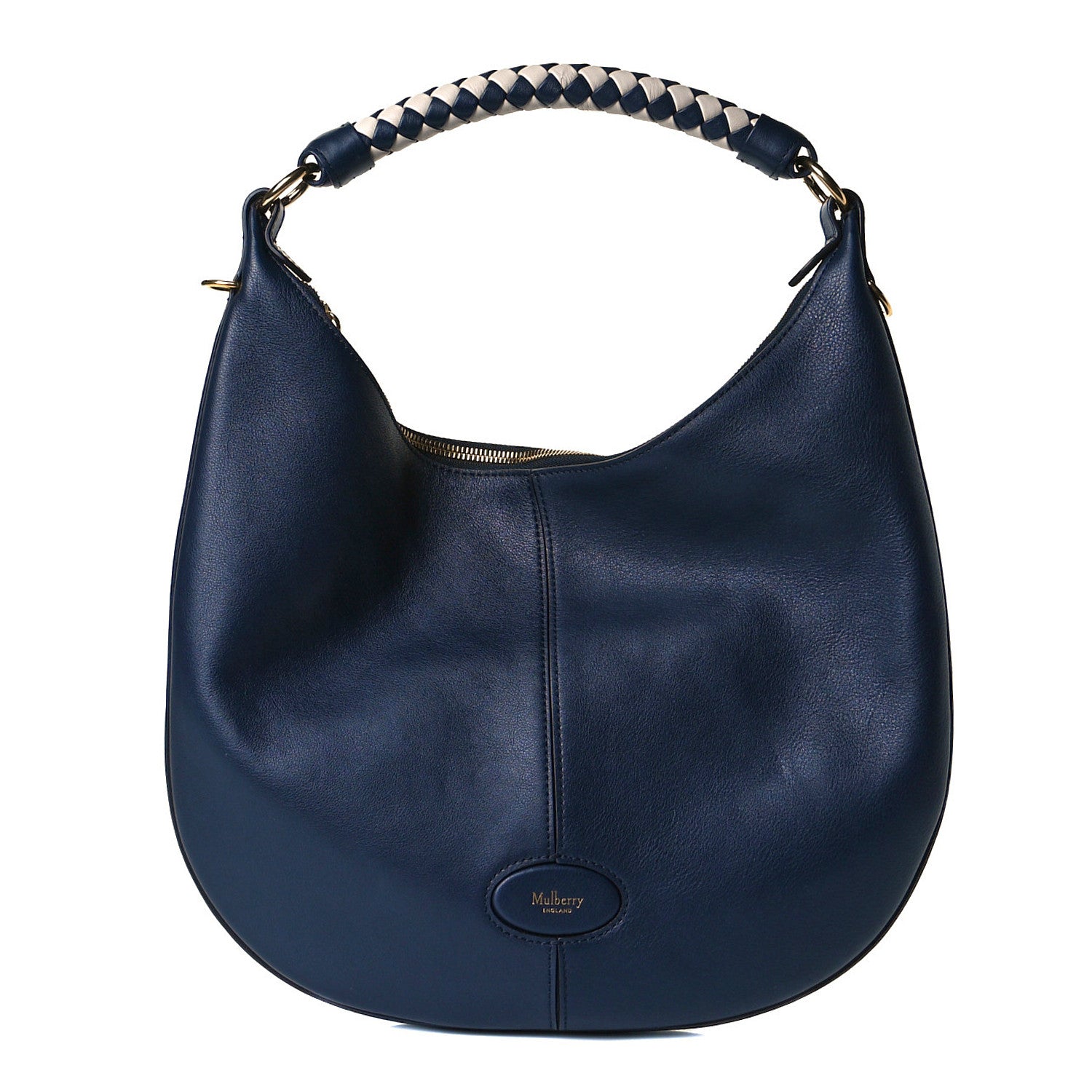 Mulberry Silky Calf Small Braided Selby Midnight 1 of 6