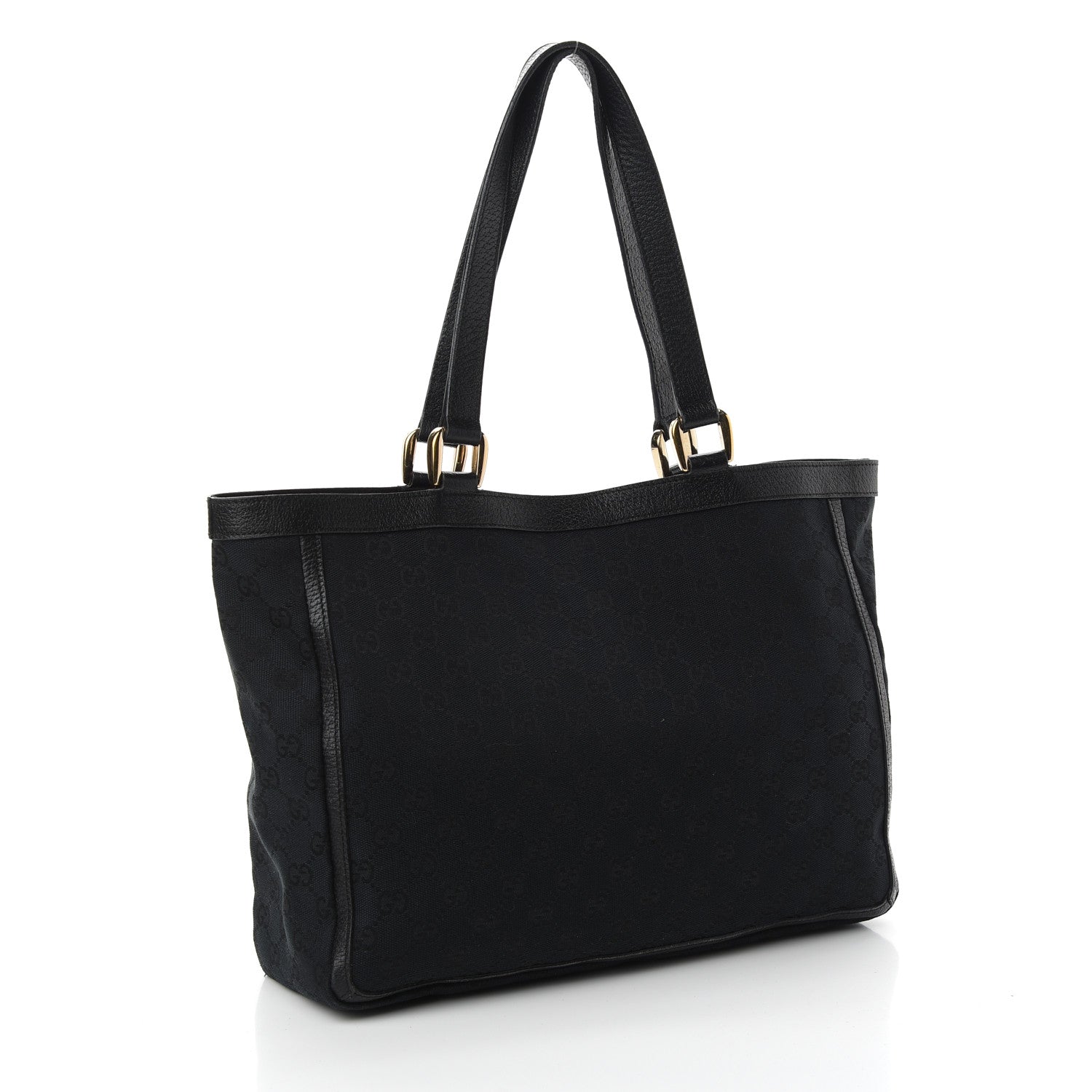 Gucci Monogram Abbey D Ring Tote Black 3 of 11