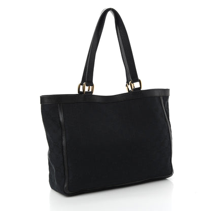 Gucci Monogram Abbey D Ring Tote Black 3 of 11