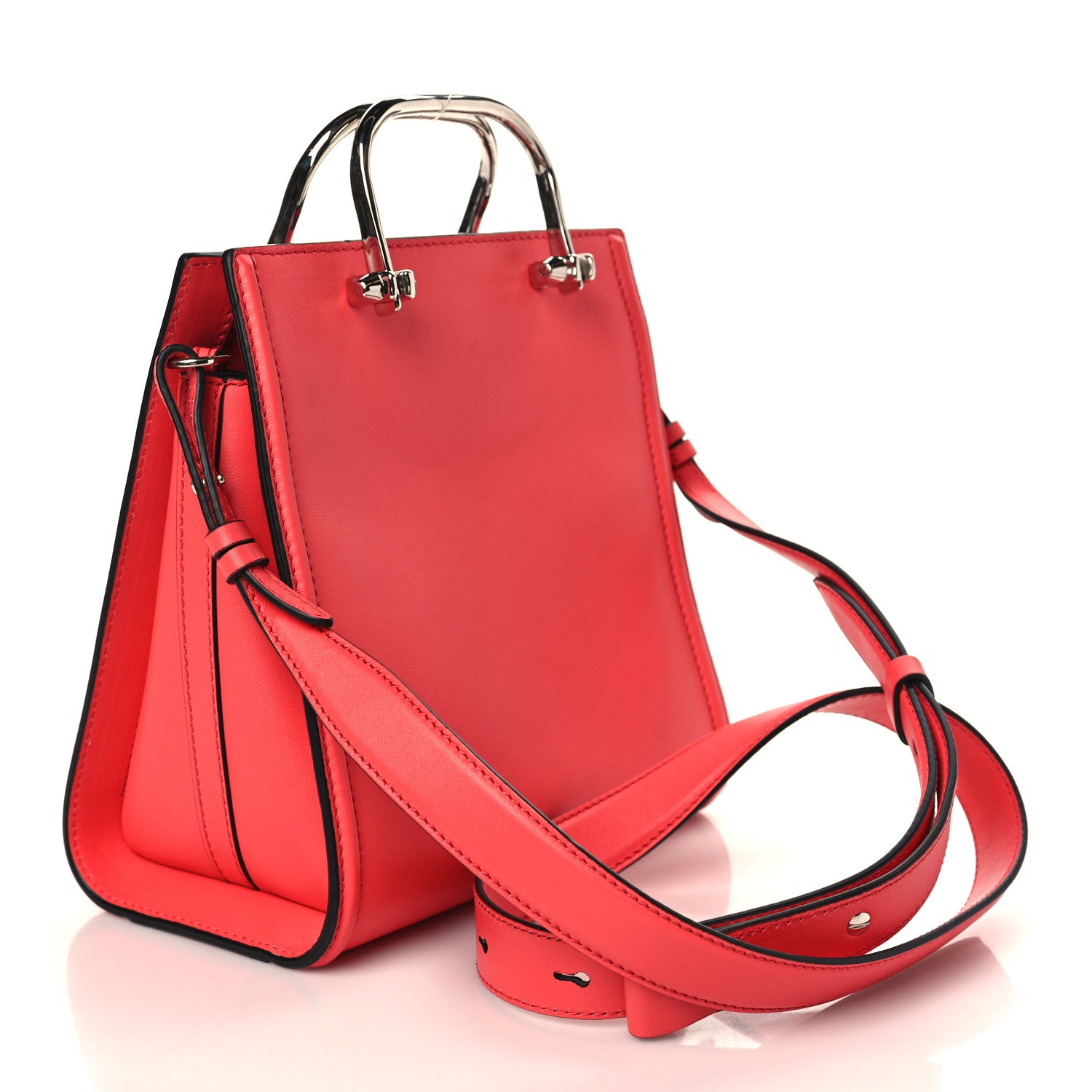 Alexander McQueen Calfskin The Short Story Shoulder Bag Pink 2 of 7