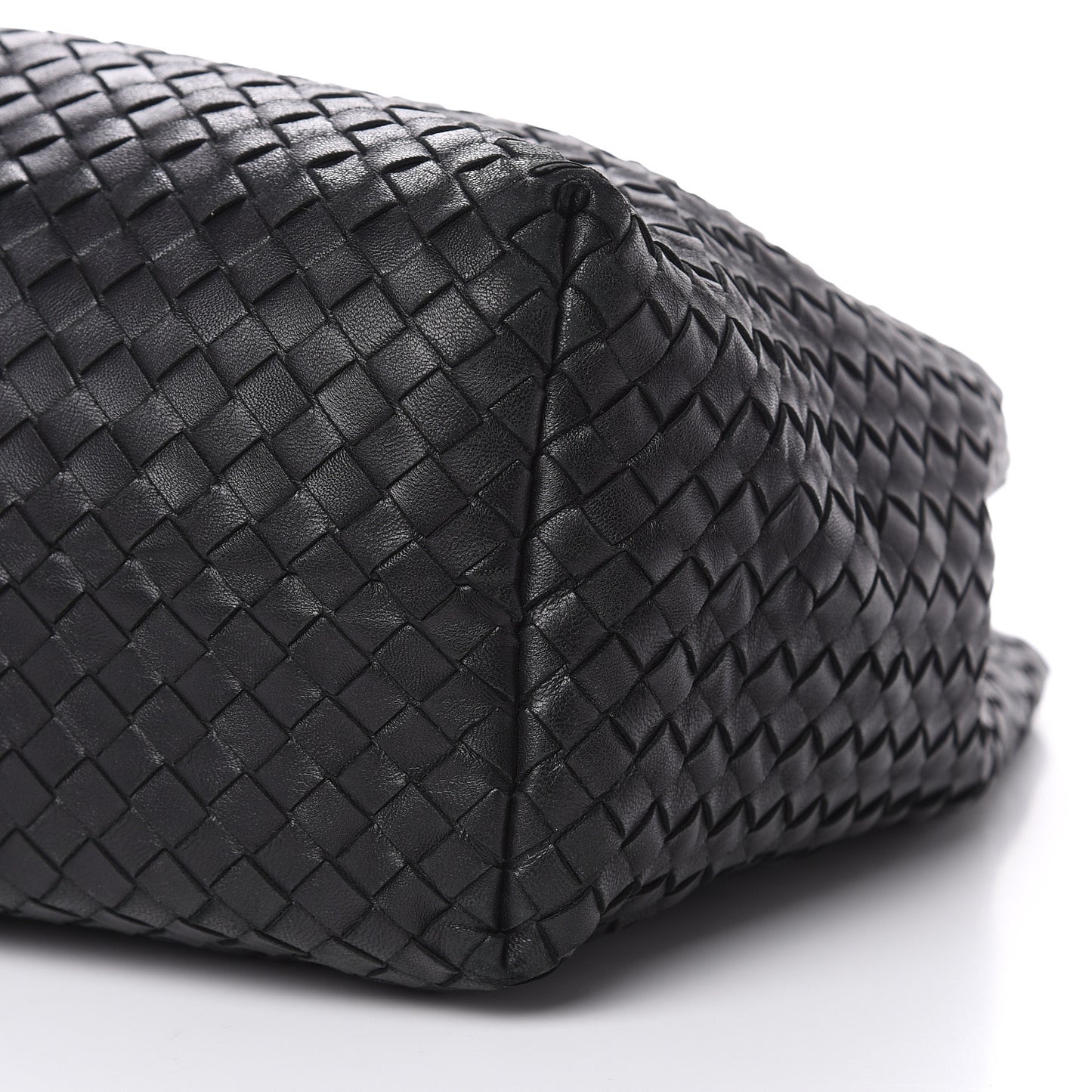 Nappa Intrecciato Medium Garda Bag Black