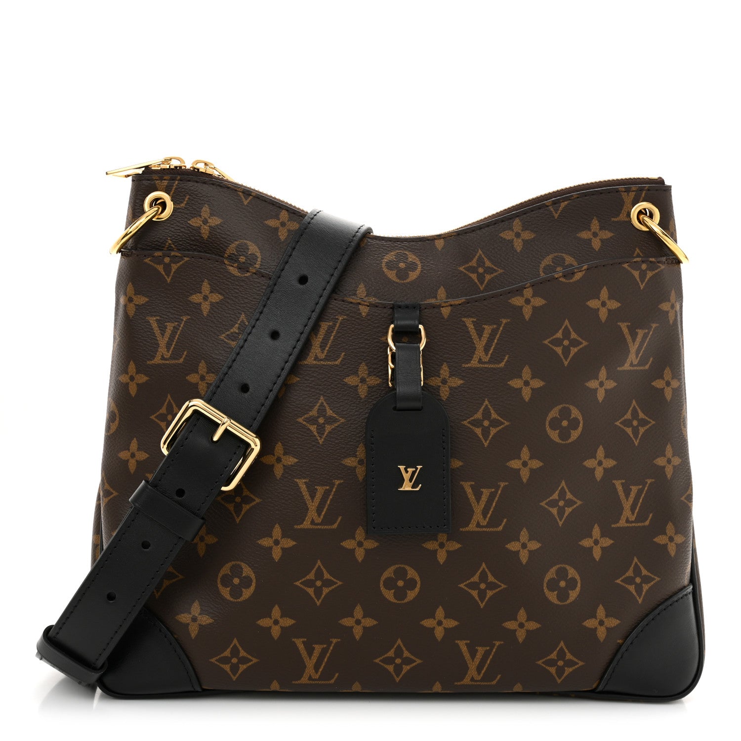 Louis Vuitton Monogram Odeon MM Black 1 of 9