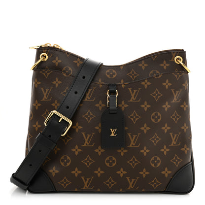 Louis Vuitton Monogram Odeon MM Black 1 of 9