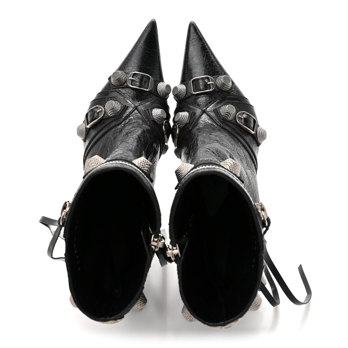 Agneau Arena Cagole 90mm Ankle Boots 37 Black