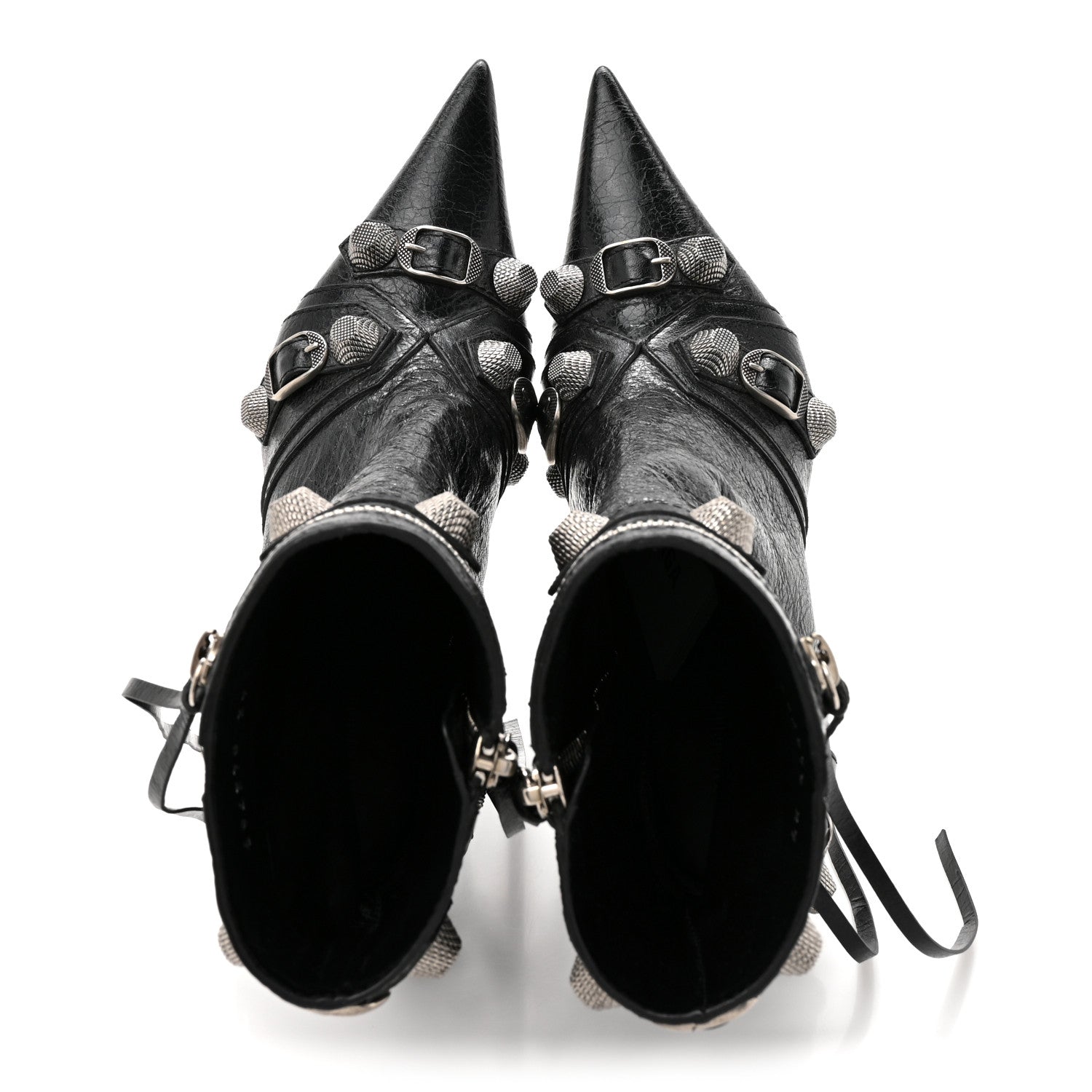 Balenciaga Agneau Arena Cagole 90mm Ankle Boots 37 Black 2 of 9