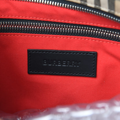 Burberry Cotton Vintage Check Large Cannon Bum Bag Archive Beige 7 of 12