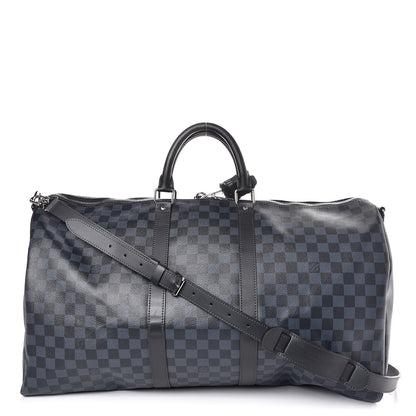 Louis Vuitton Damier Cobalt Keepall Bandouliere 55 1 of 8