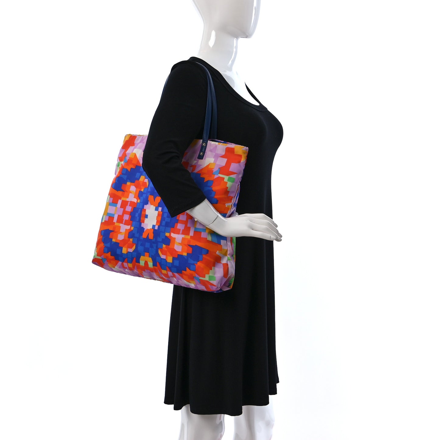 Nylon Printed CC Tote Multicolor