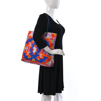Chanel Nylon Printed CC Tote Multicolor 3 of 11