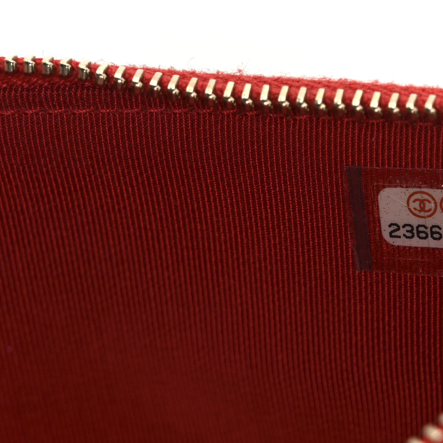 Chanel Lambskin Quilted Small Clutch With Chain Red 9 of 12