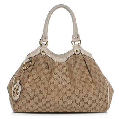 Gucci Monogram Medium Sukey Tote Off White 1 of 9