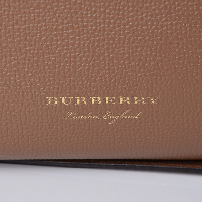 Burberry Derby Calfskin House Check Medium Camberley Dark Sand 6 of 15